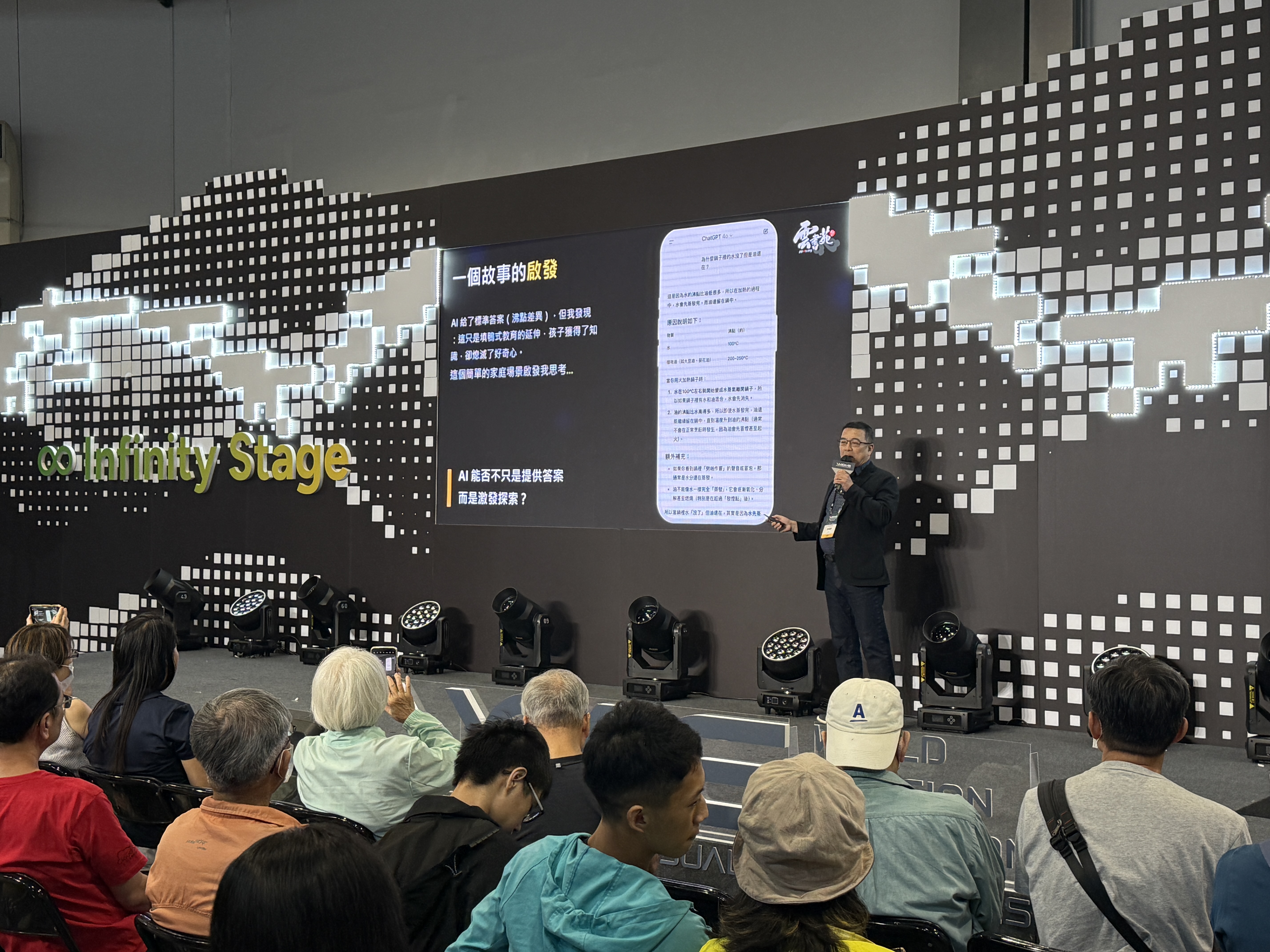 世貿AI WAVE展 演講 照片1